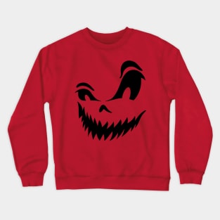 Spooky Jack-o-Lantern Face Crewneck Sweatshirt